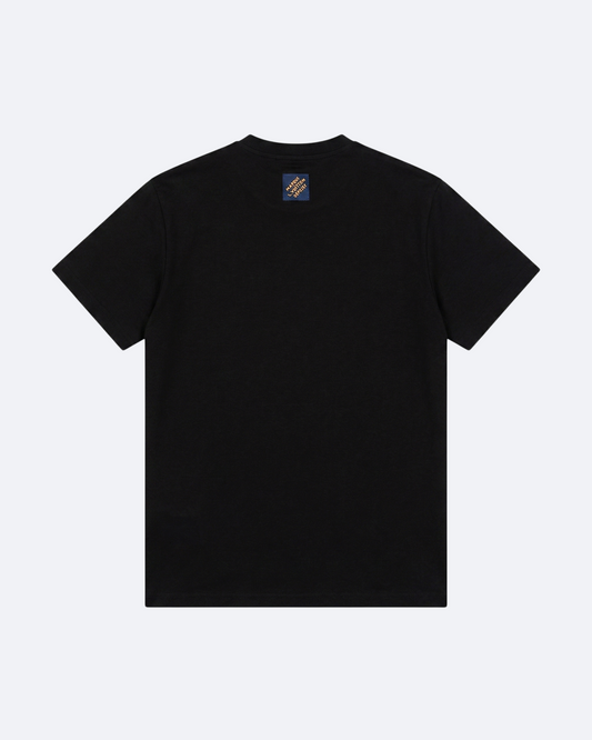 LVTN - Marque Logo Embroidery T-Shirt - Black
