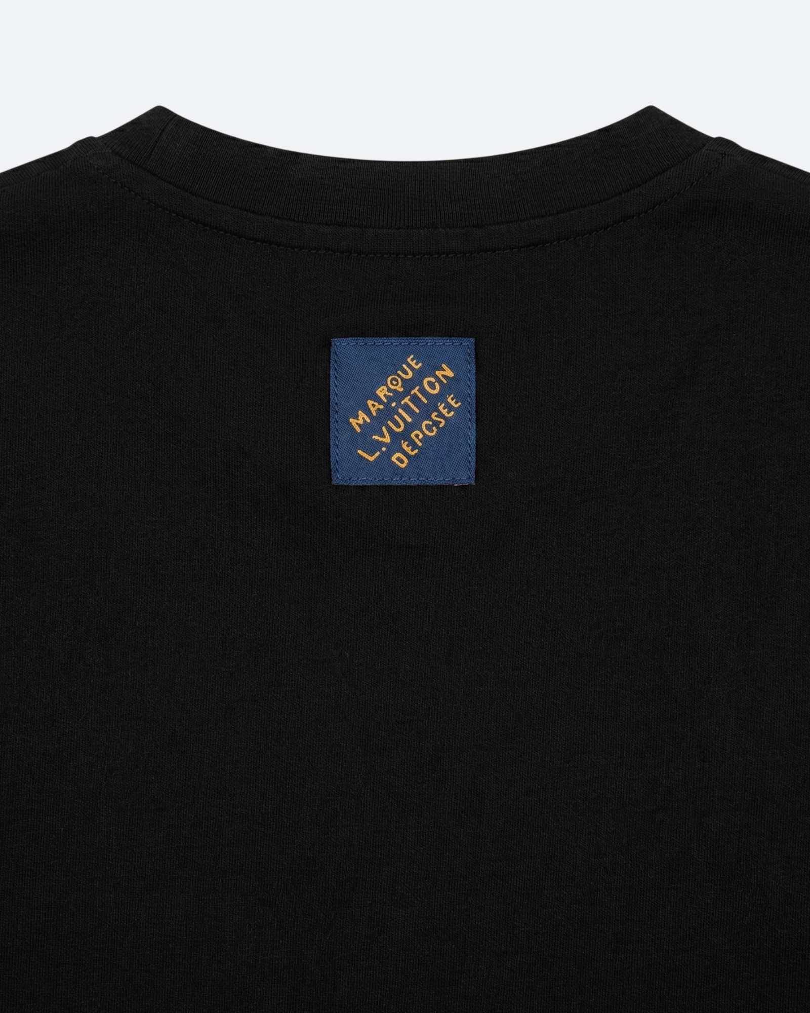 LVTN - Marque Logo Embroidery T-Shirt - Black