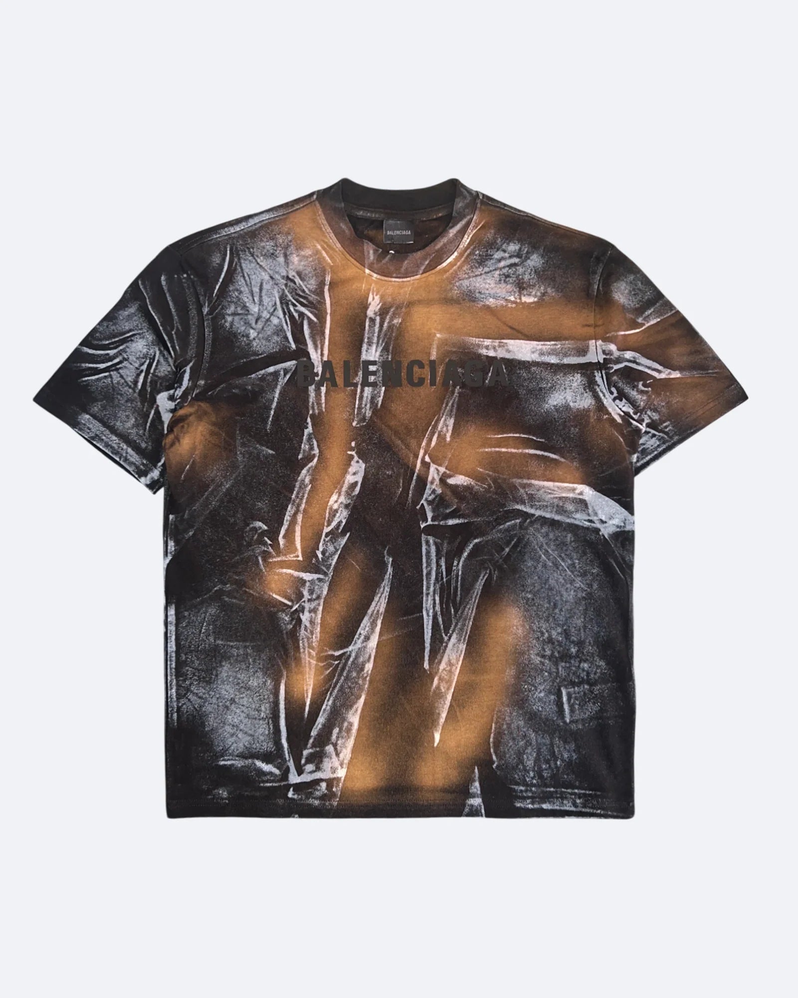 Balenciaga – Nadrozměrné tričko s logem – Rusted
