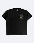 Chrome Hearts - Oversized tričko s vícebarevnými kříži - černé