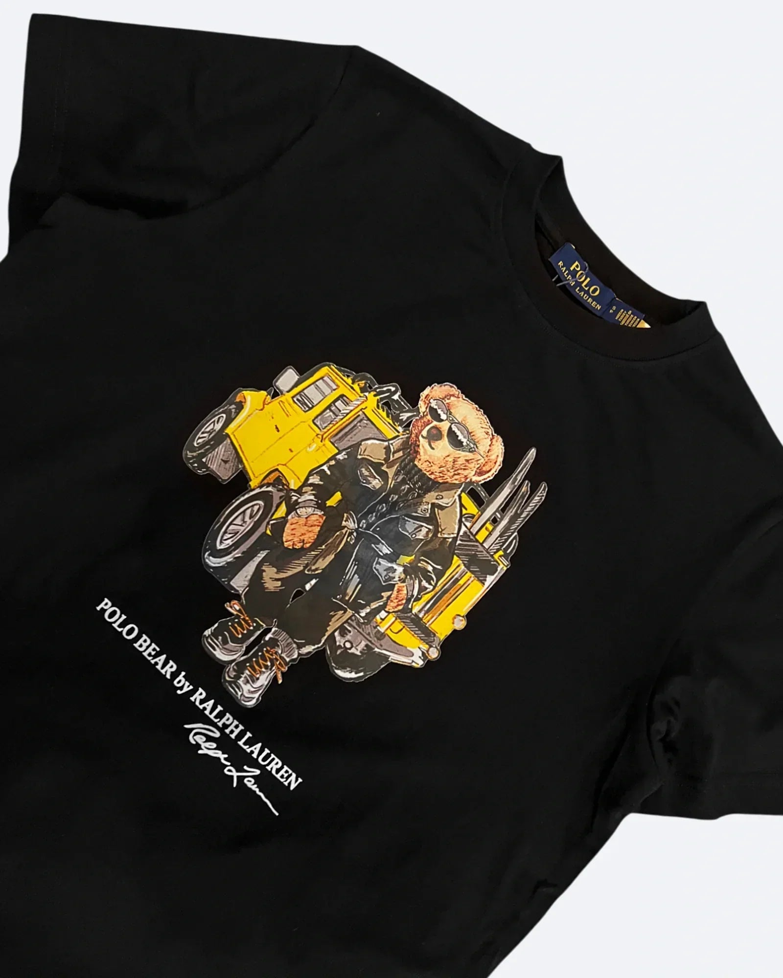 Ralph Lauren - tričko Explorer Polo Bear - černé