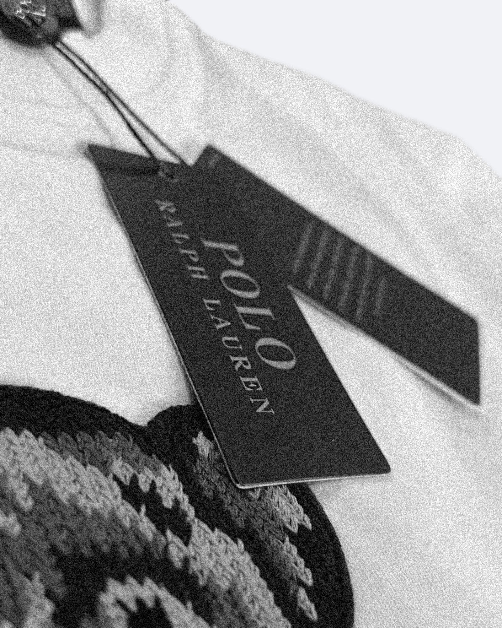 Ralph Lauren – Tričko s výšivkou College Polo Bear – Bílé