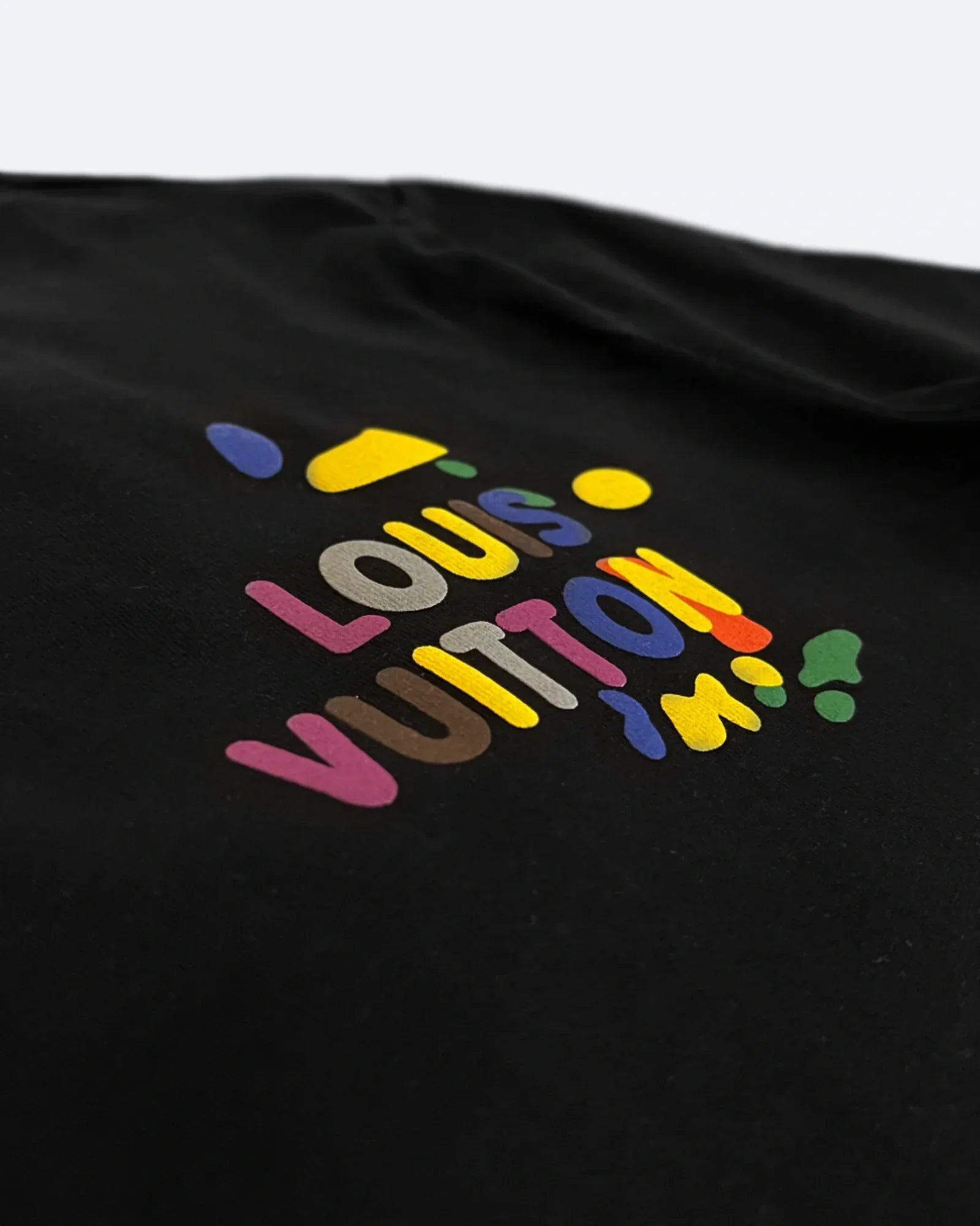 Louis Vuitton – Oversized tričko Color Drops – černé