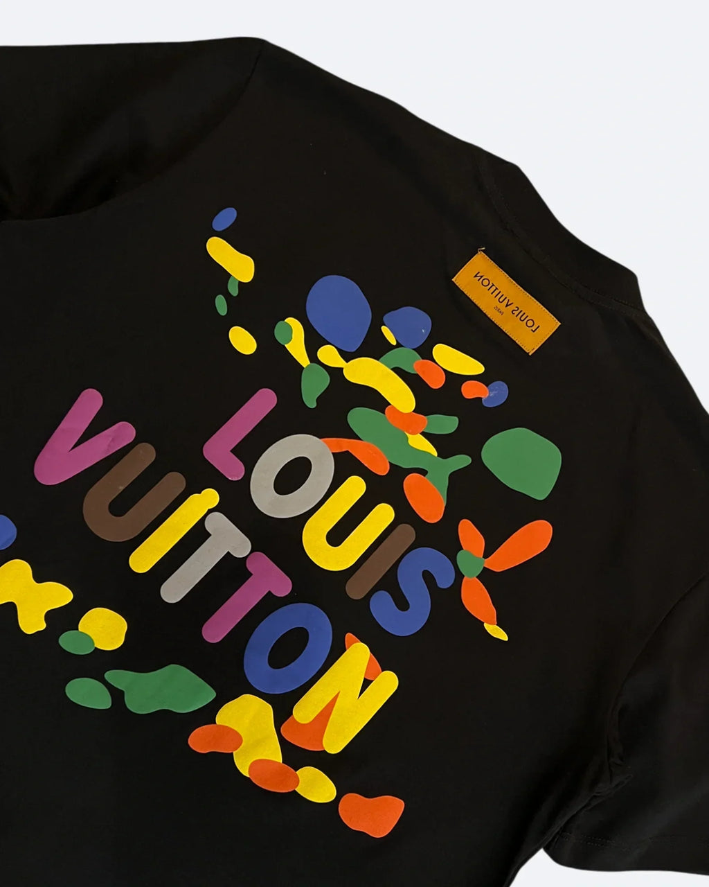 Louis Vuitton – Oversized tričko Color Drops – černé