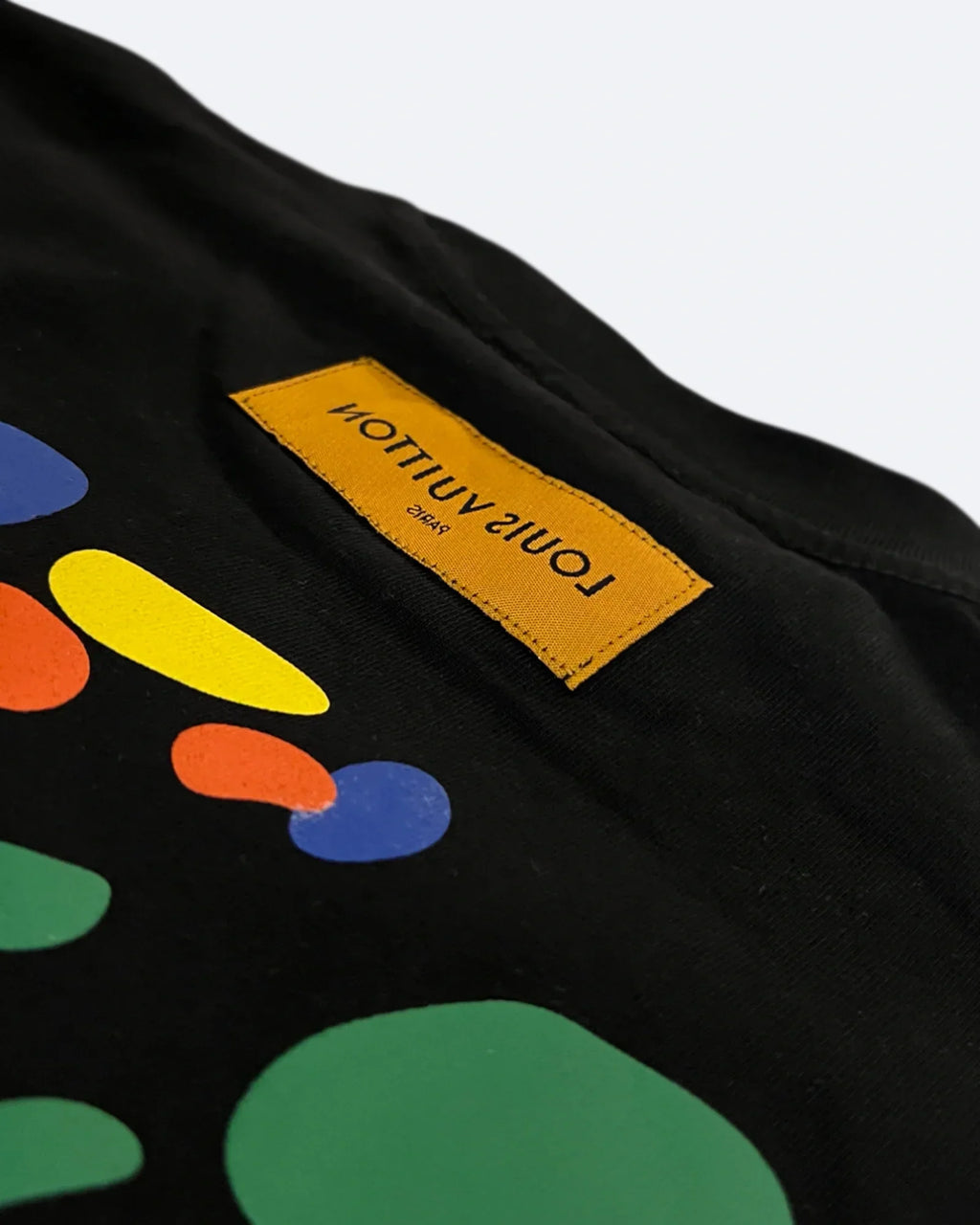Louis Vuitton – Oversized tričko Color Drops – černé
