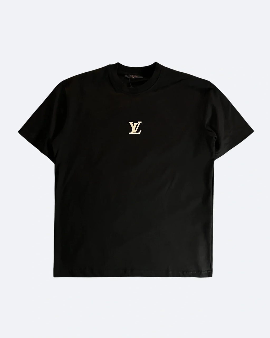 Louis Vuitton - Tričko LV Rubber Logo oversized - černé