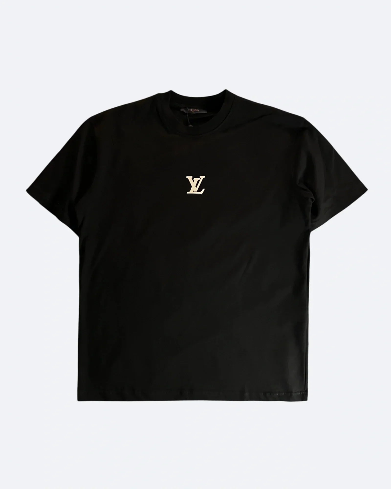 Louis Vuitton - Tričko LV Rubber Logo oversized - černé