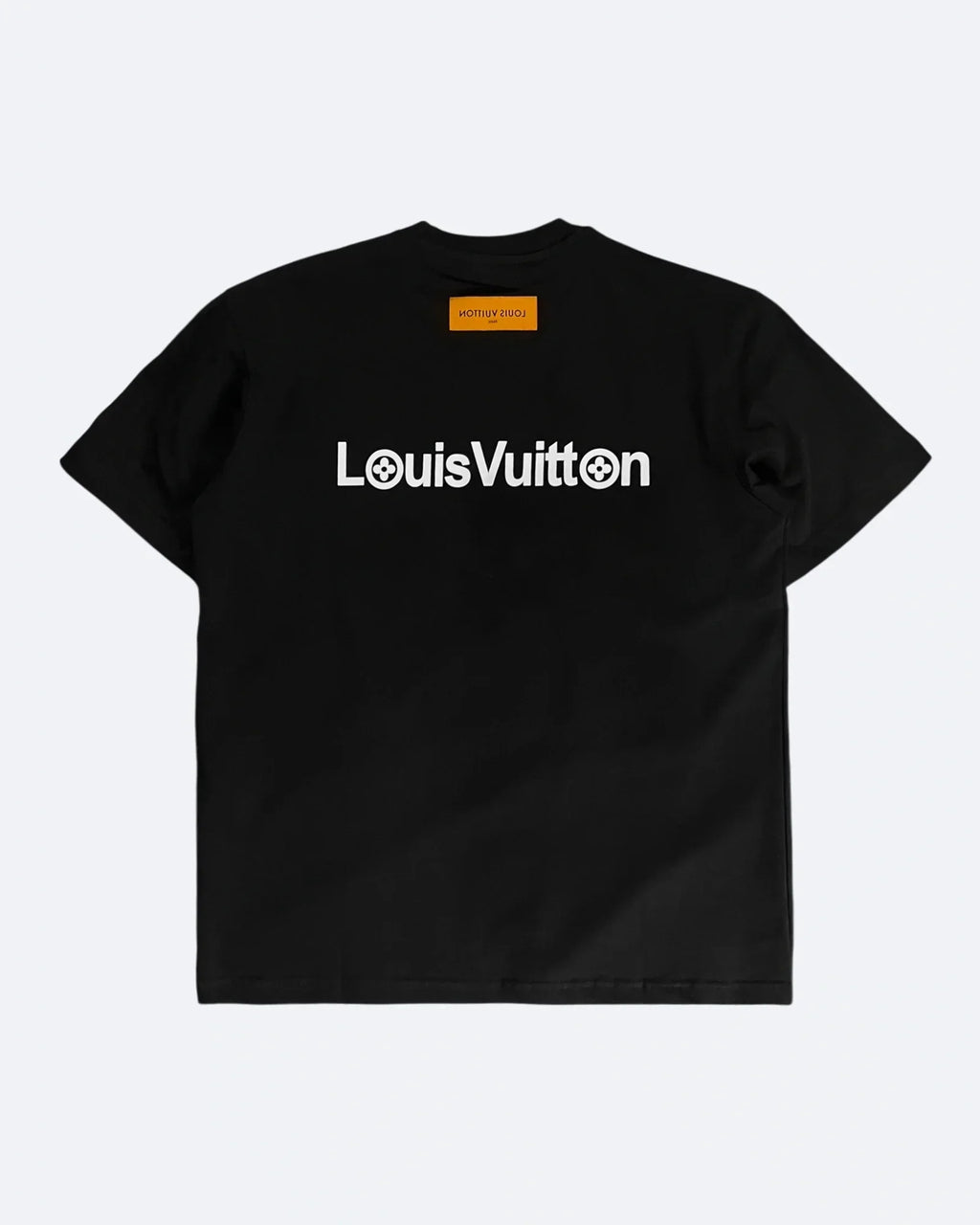 Louis Vuitton - Tričko LV Rubber Logo oversized - černé