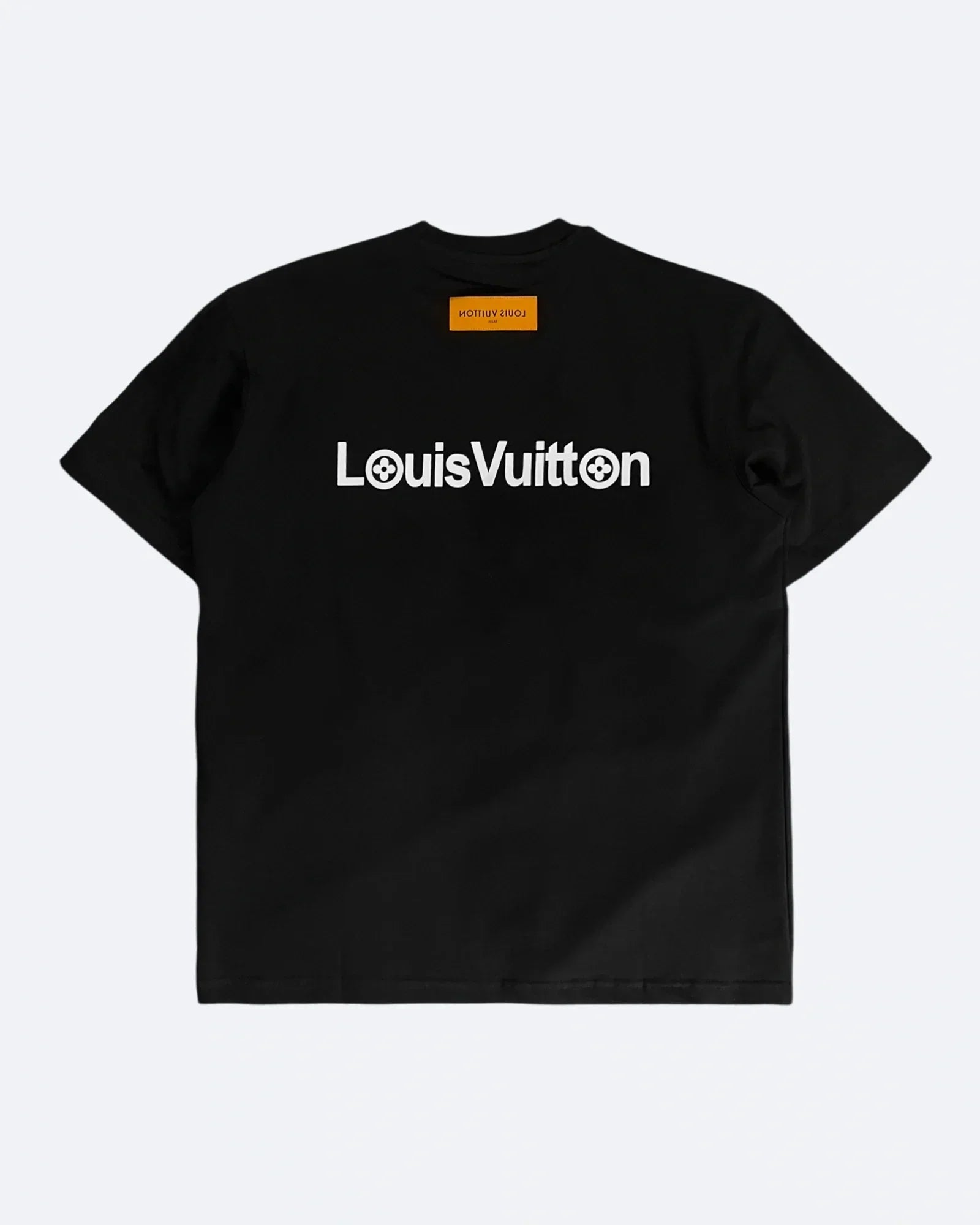 Louis Vuitton - Tričko LV Rubber Logo oversized - černé