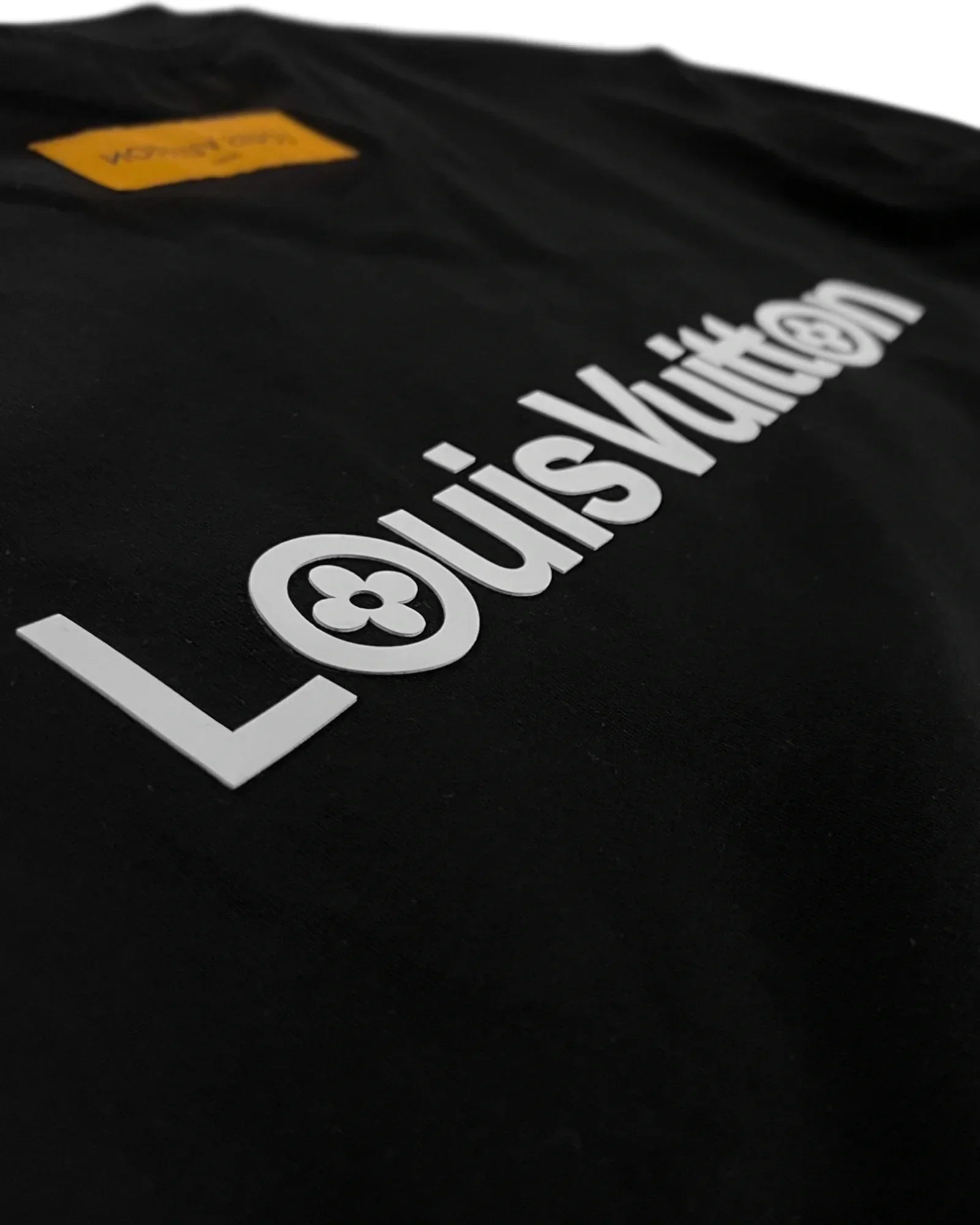 Louis Vuitton - Tričko LV Rubber Logo oversized - černé