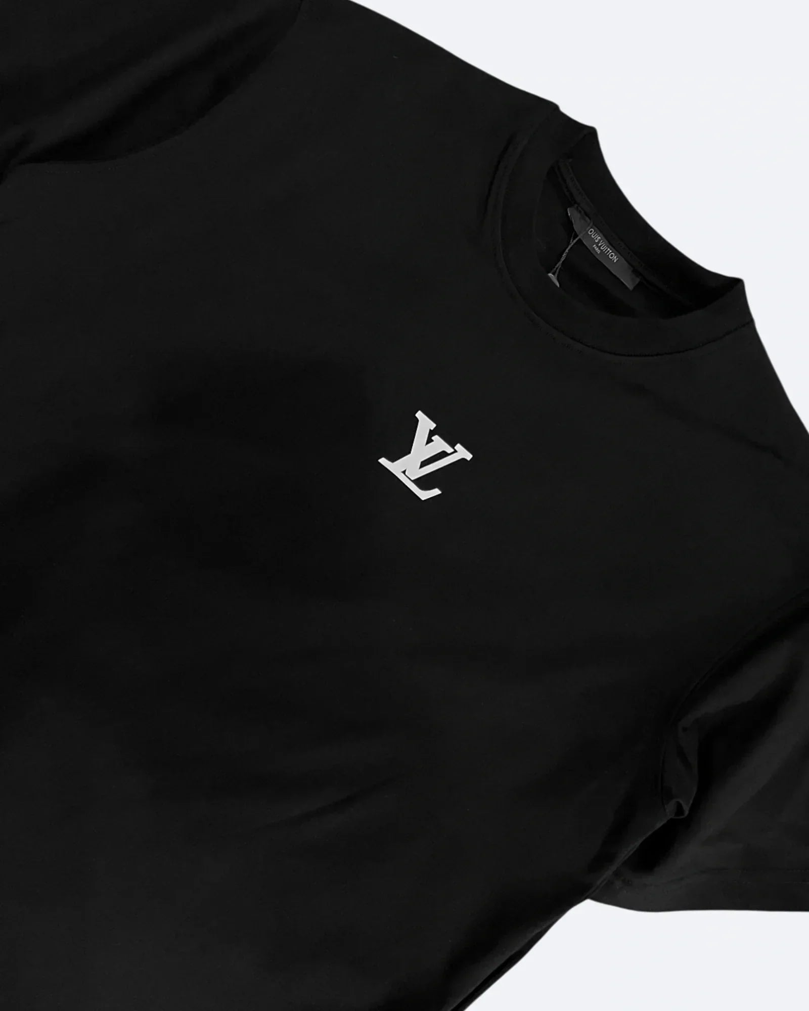 Louis Vuitton - Tričko LV Rubber Logo oversized - černé