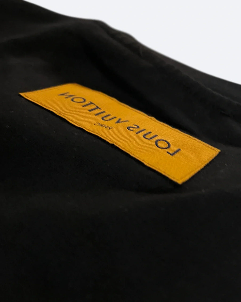 Louis Vuitton - Tričko LV Rubber Logo oversized - černé