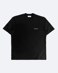 Off-White – Oversized tričko s 3D polotónovým logem – černé
