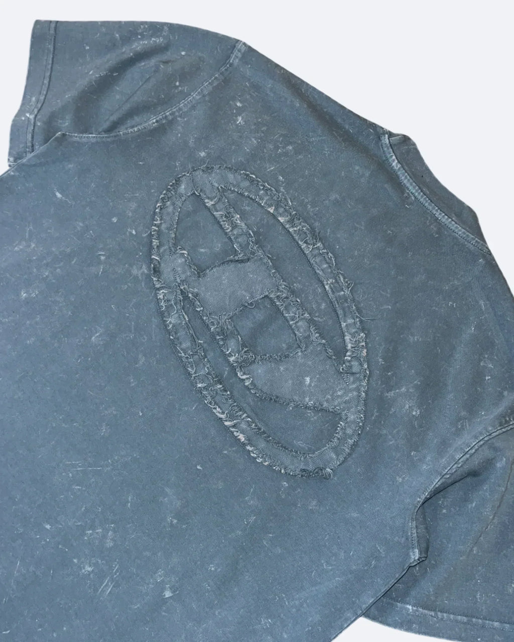 Diesel - Denim Logo T-Shirt - Blue