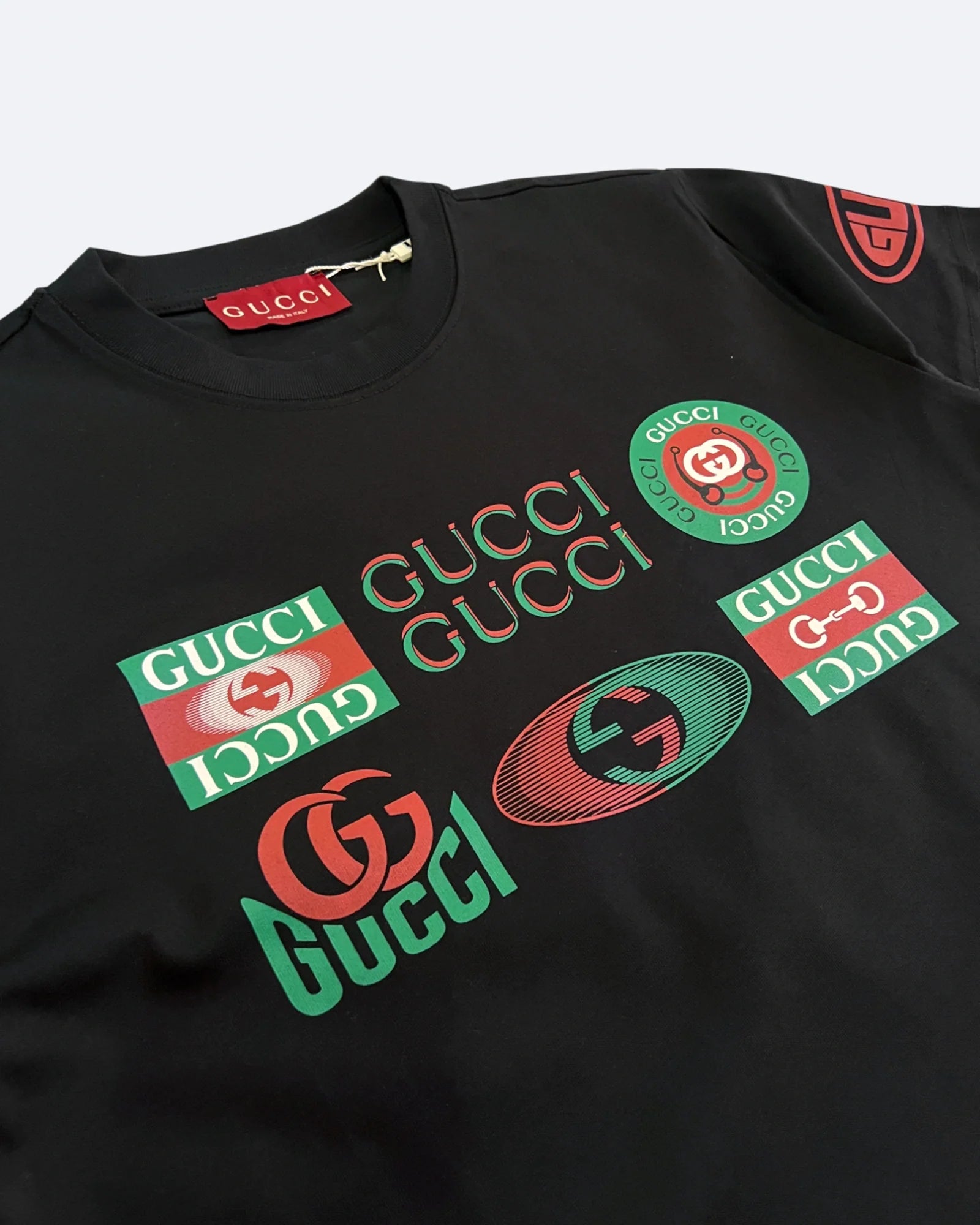 Gucci – Tričko s logem z kolekce – černé