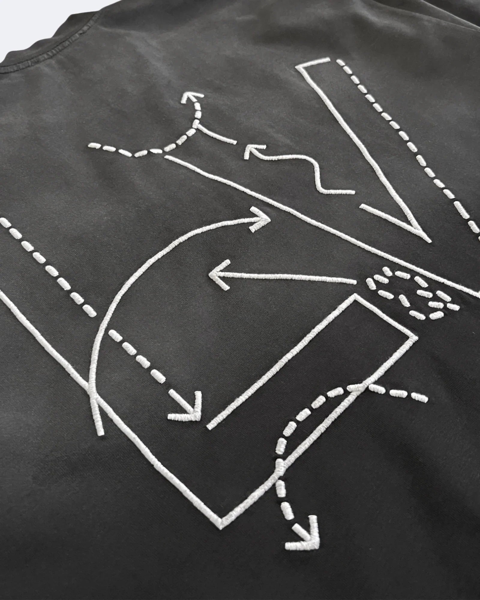 Louis Vuitton – Tričko Blueprint Logo – Černé