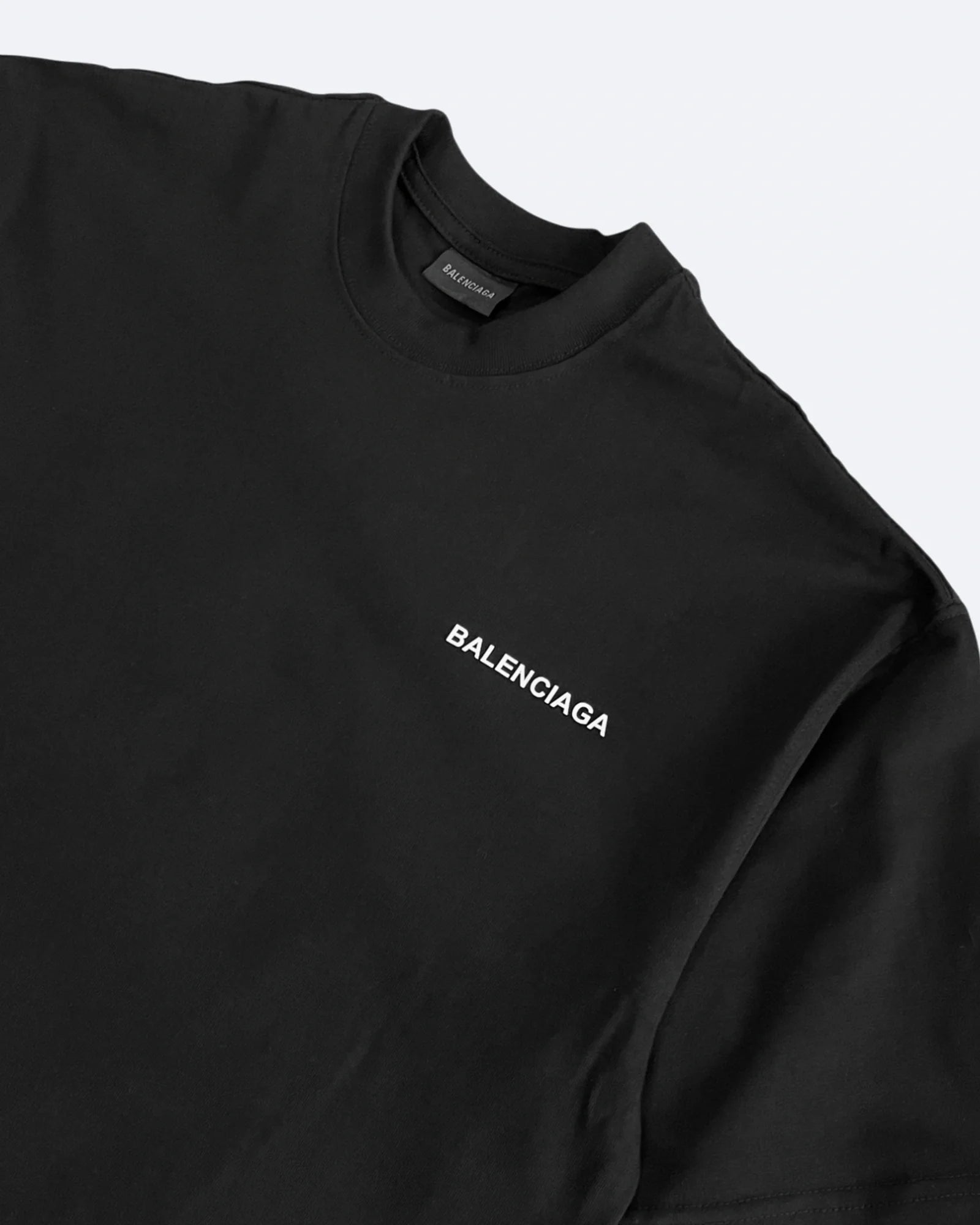 Balenciaga - Tričko s logem - Černé