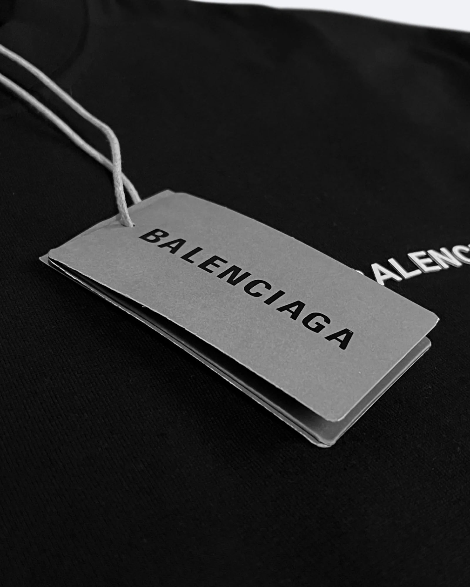 Balenciaga - Tričko s logem - Černé