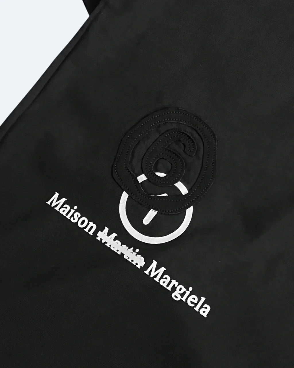 Maison Margiela – Tričko MM6 s motivem čísel – černé