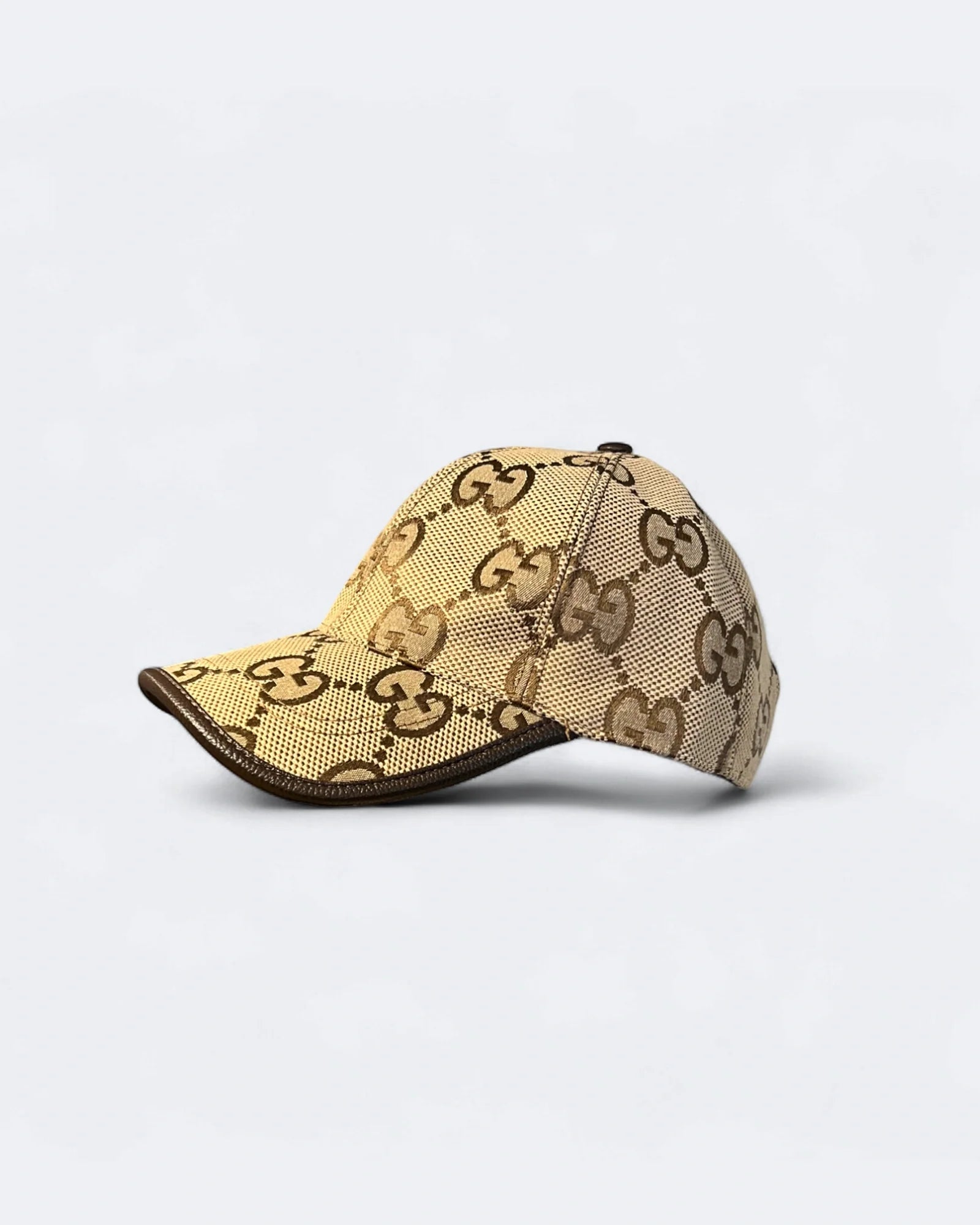 Gucci - kšiltovka s GG vzorem - béžová