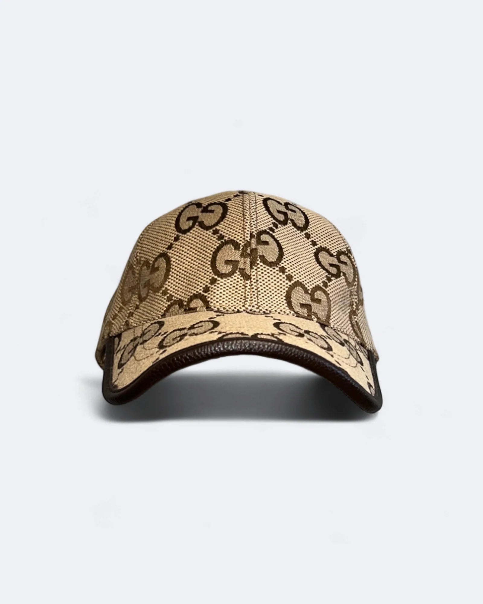 Gucci - kšiltovka s GG vzorem - béžová