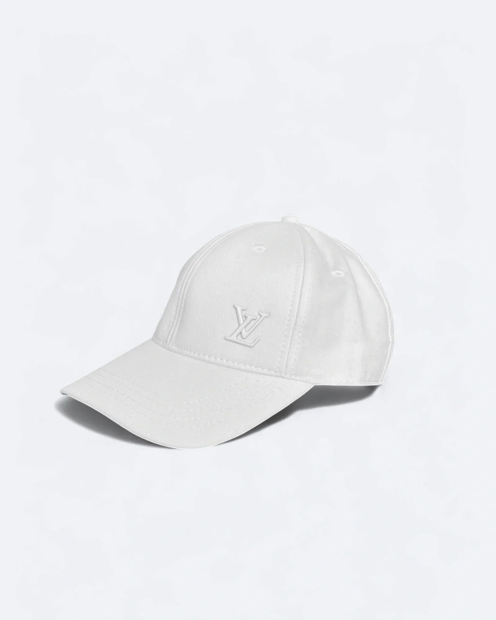 Louis Vuitton - Bílá kšiltovka s LV sponou - Bílá