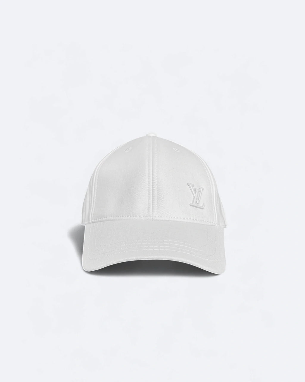 Louis Vuitton - Bílá kšiltovka s LV sponou - Bílá