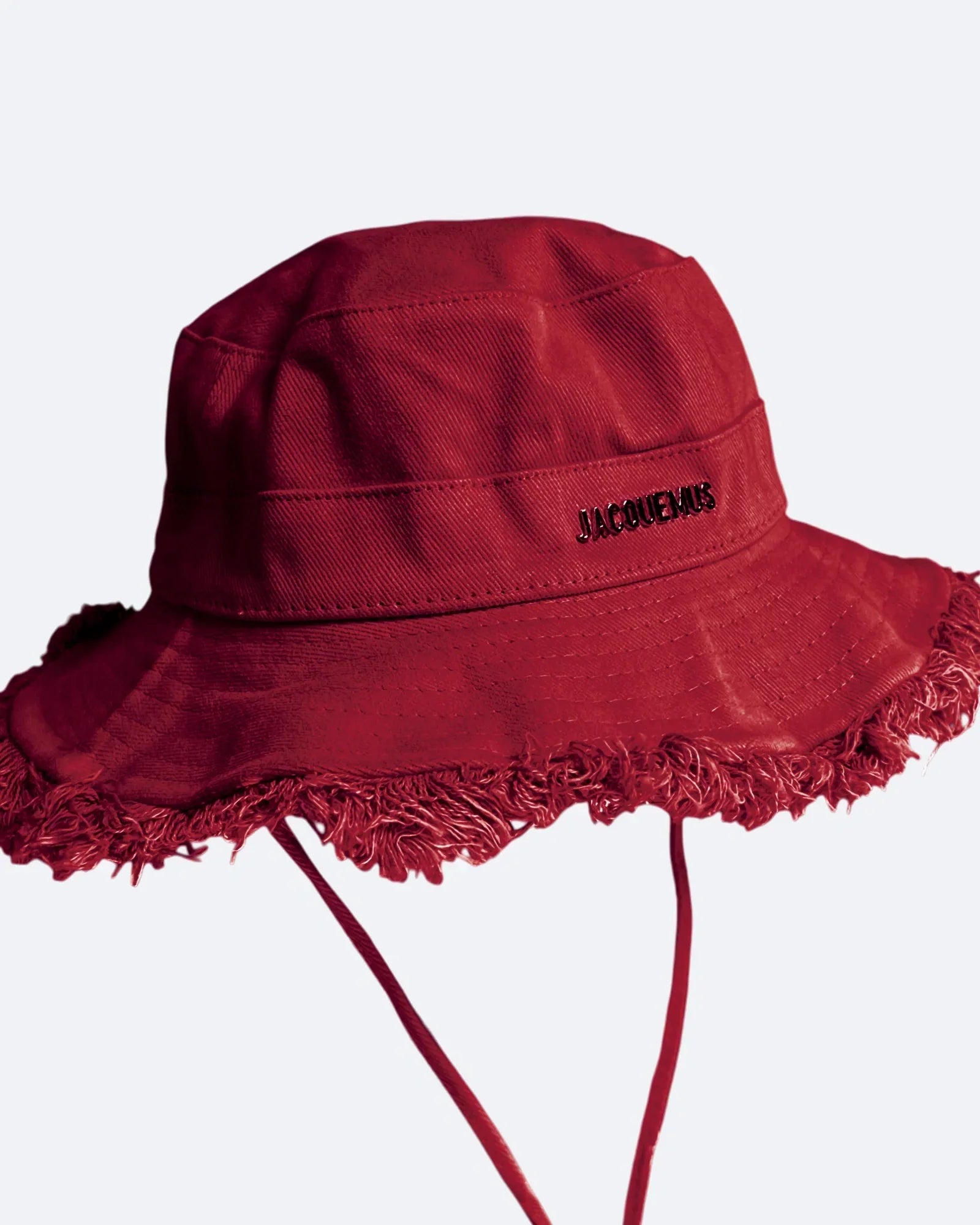 Jacquemus – Klobouk Artichaut Bucket Hat – Bordó