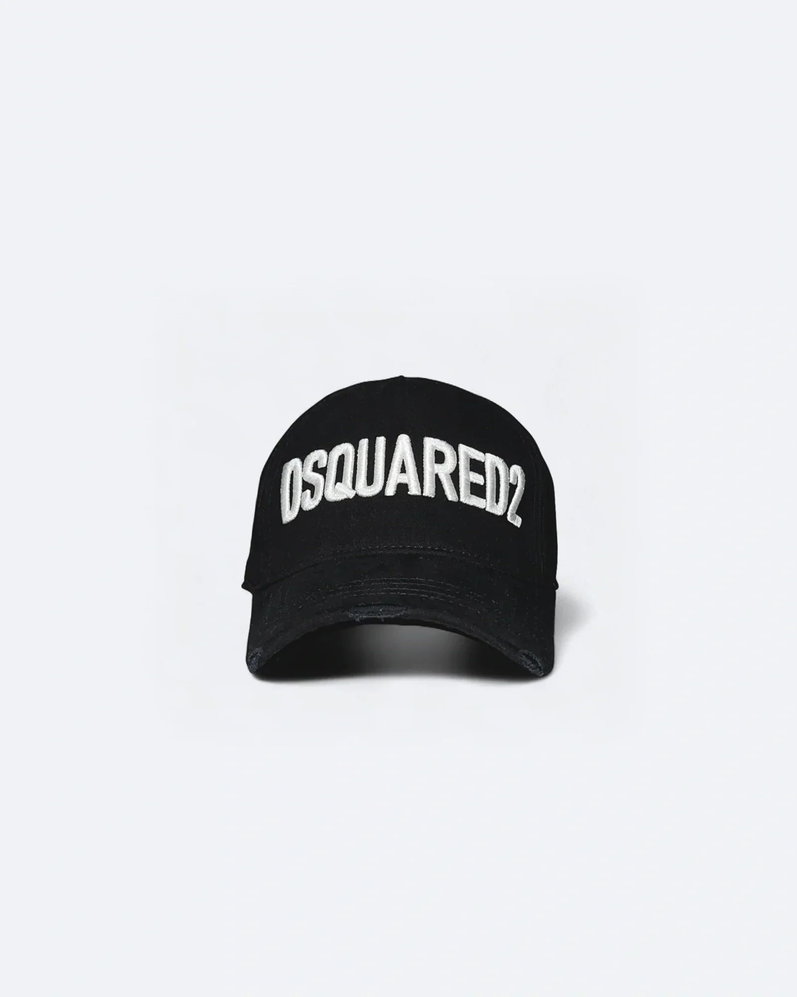 Dsquared2 – Kšiltovka s kondenzovaným vyšívaným logem – černá