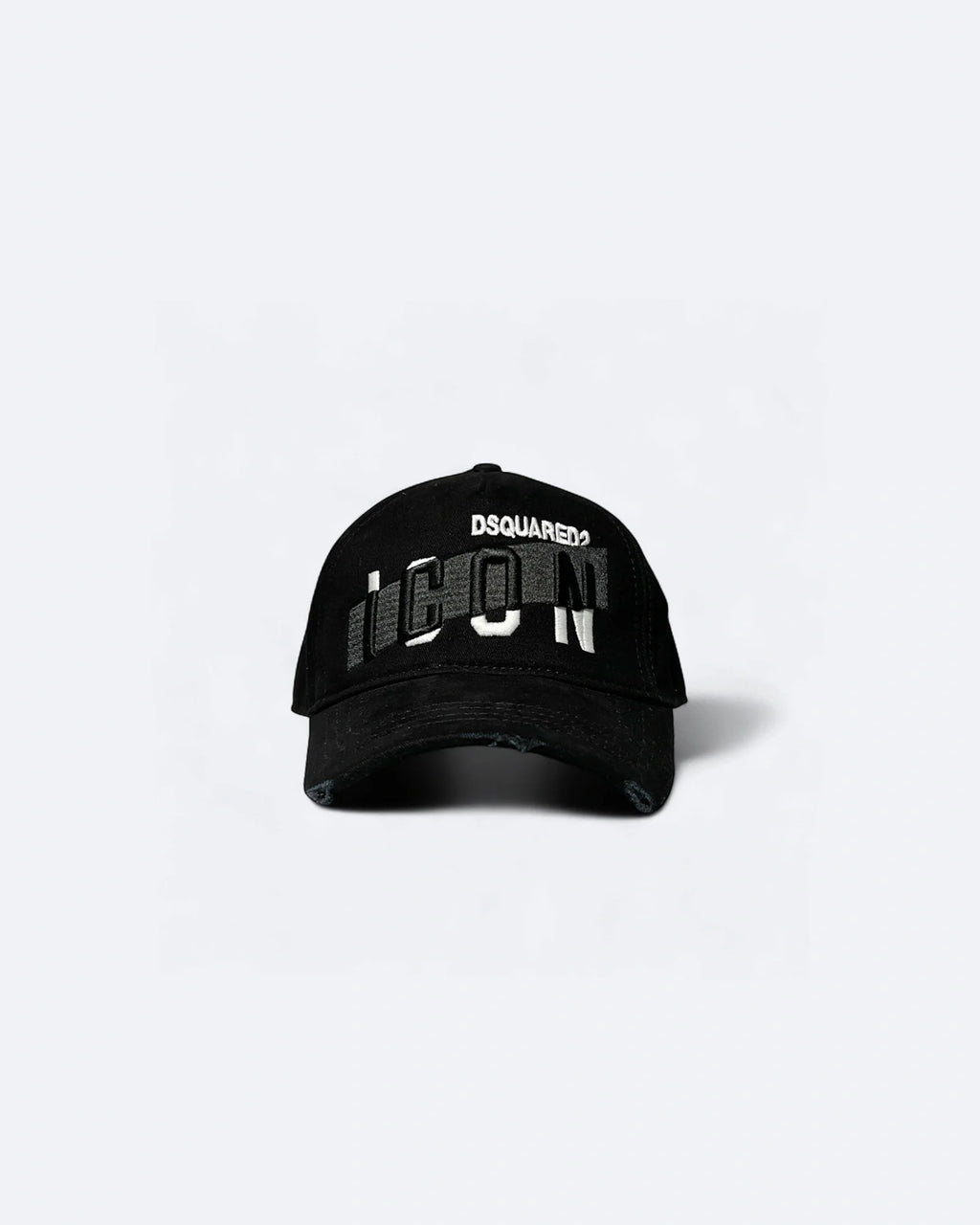 Dsquared2 – kšiltovka ICON Taped s výšivkou – černá