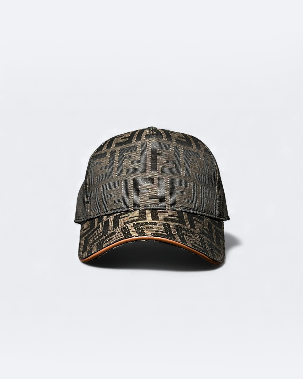 Fendi - Kšiltovka se vzorem FF - Hnědá