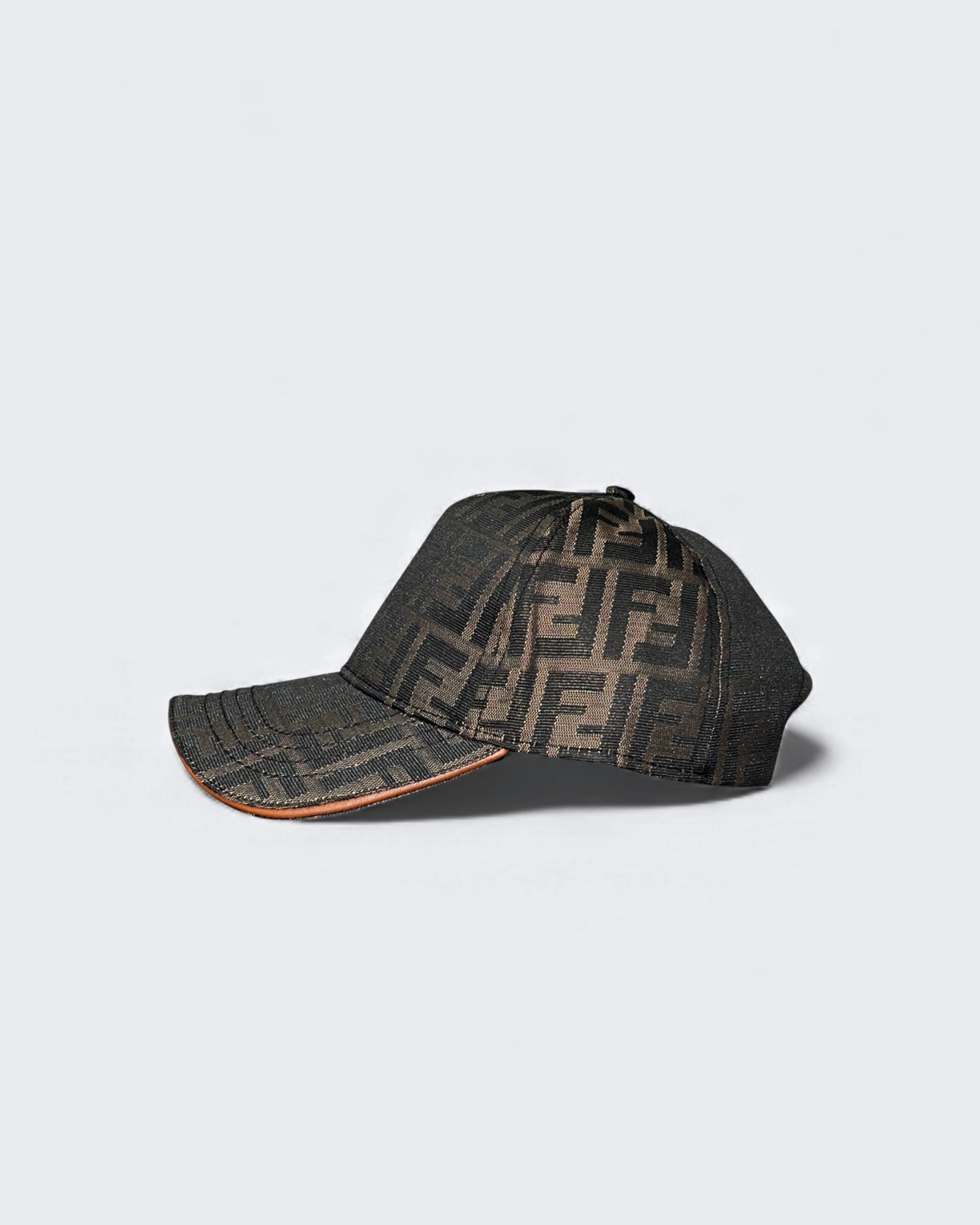 Fendi - Kšiltovka se vzorem FF - Hnědá