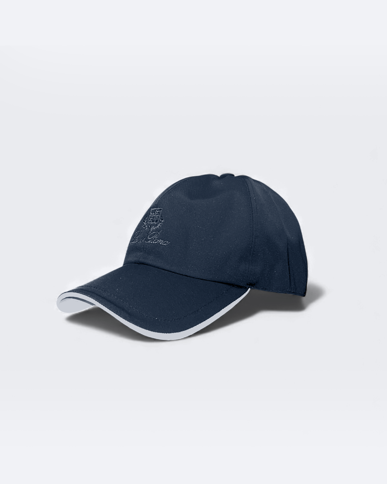 Loro Piana – Kšiltovka s vyšívaným logem – Tmavě modrá