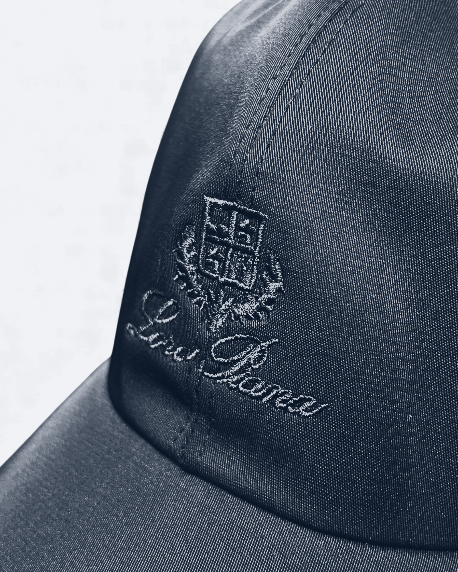 Loro Piana – Kšiltovka s vyšívaným logem – Tmavě modrá