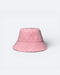 Gucci – klobouk typu bucket s motivem GG – růžový