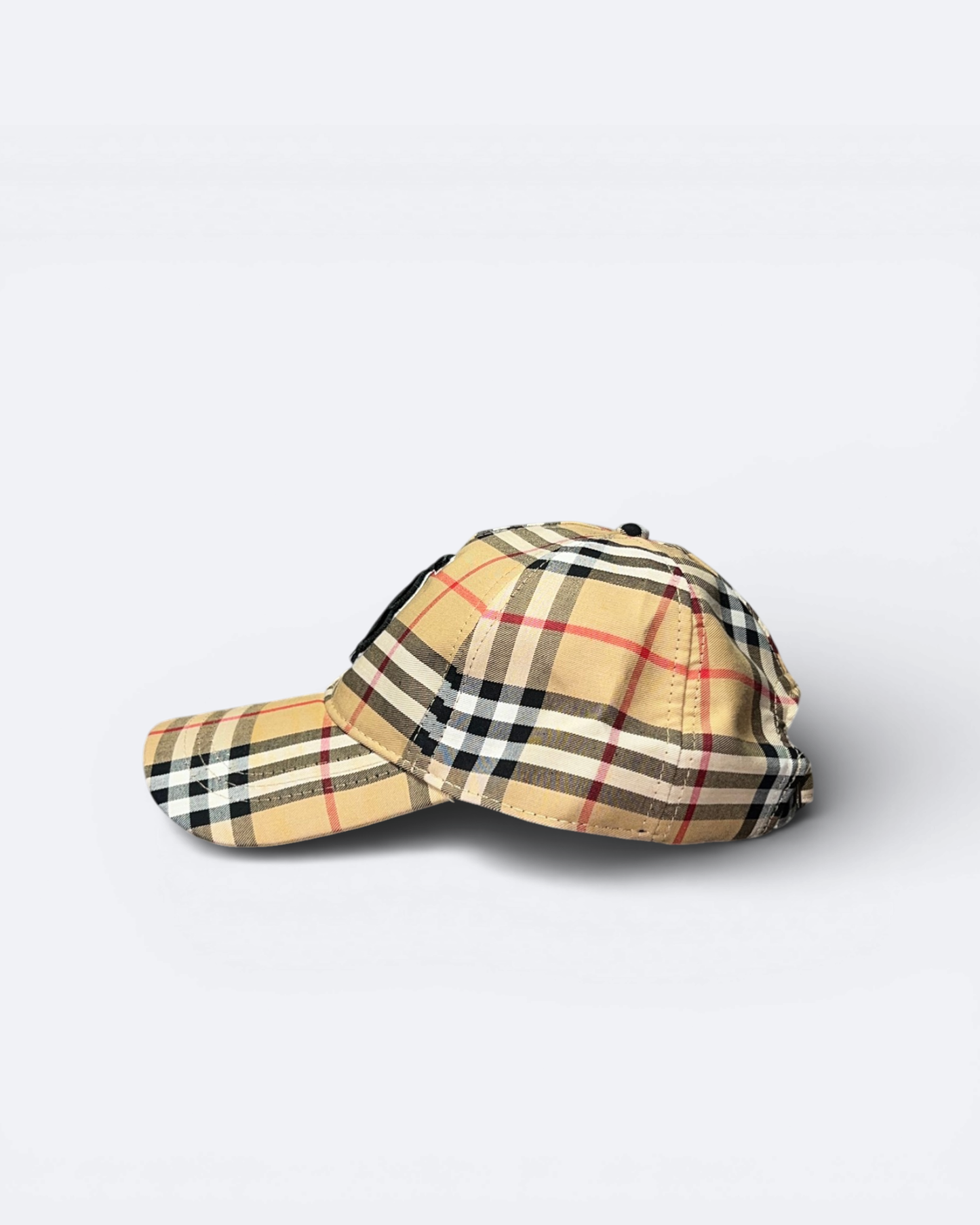 Burberry – kšiltovka s monogramem – béžová