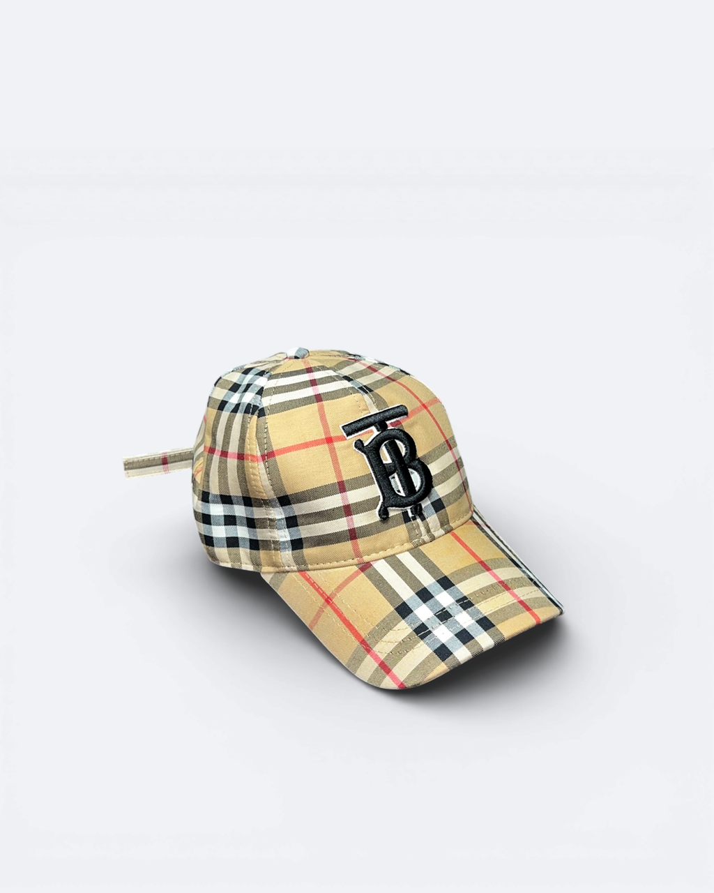 Burberry – kšiltovka s monogramem – béžová