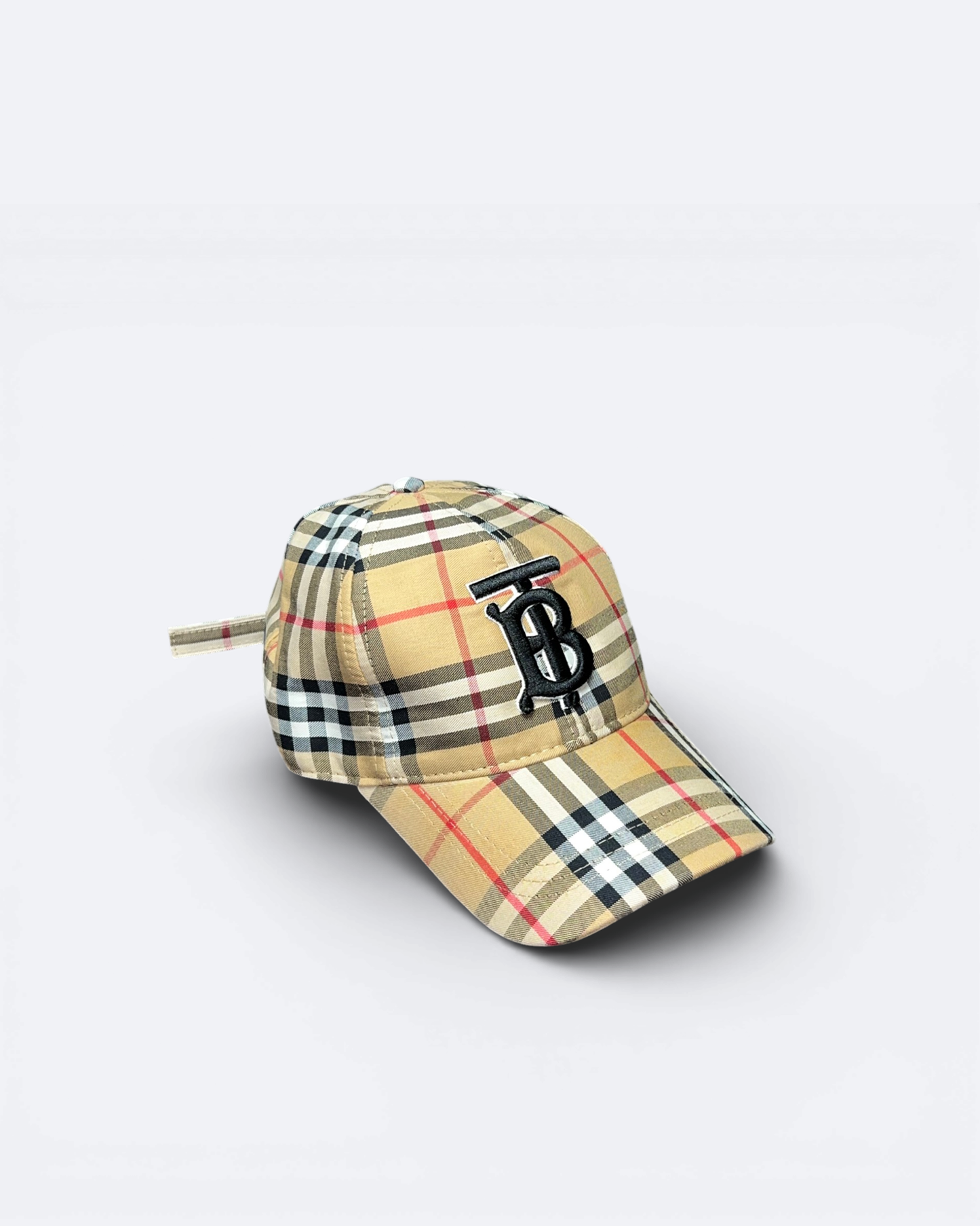 Burberry – kšiltovka s monogramem – béžová