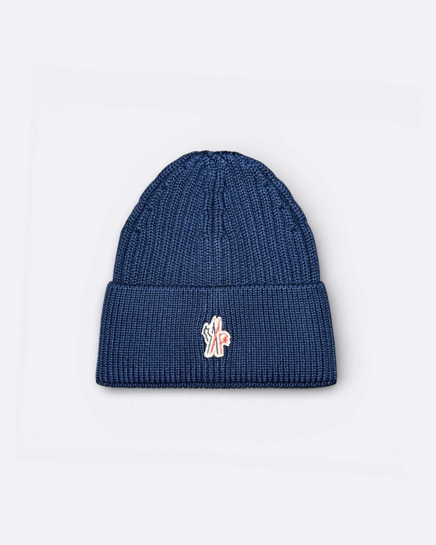 Moncler - Logo Beanie - Tmavě modrá