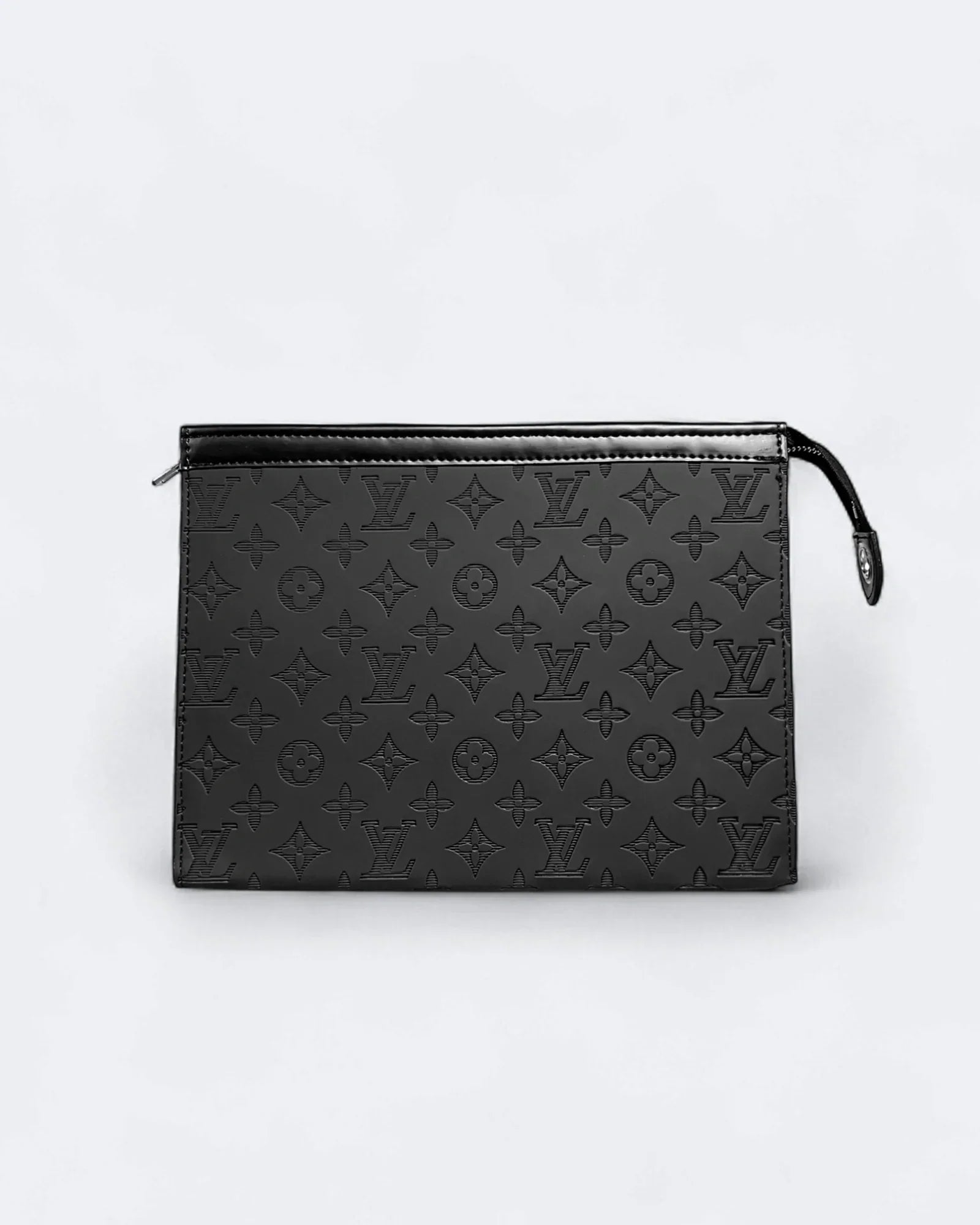Louis Vuitton – Reliéfní psaníčko se vzorem LV – Černé