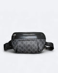 Gucci – plátěná crossbody taška GG – černá