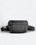 GC - Plátěná crossbody taška GG Canvas - černá