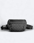 GC - Plátěná crossbody taška GG Canvas - černá