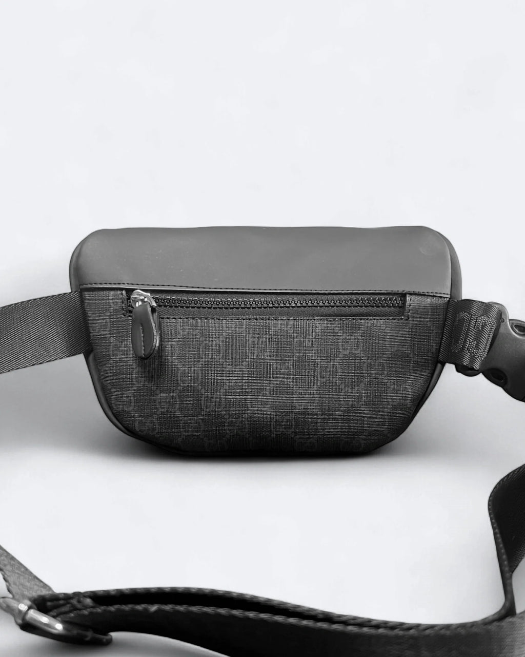 GC - Plátěná crossbody taška GG Canvas - černá
