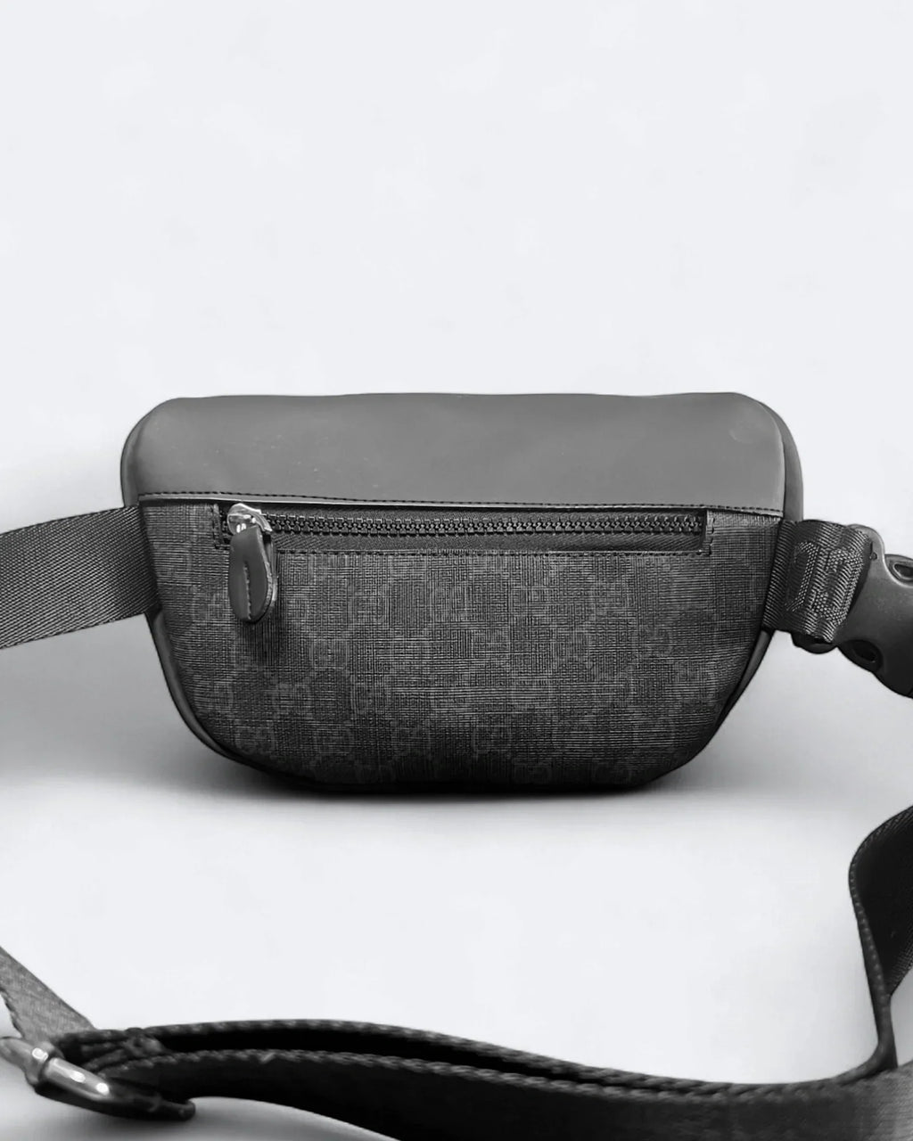 GC - Plátěná crossbody taška GG Canvas - černá