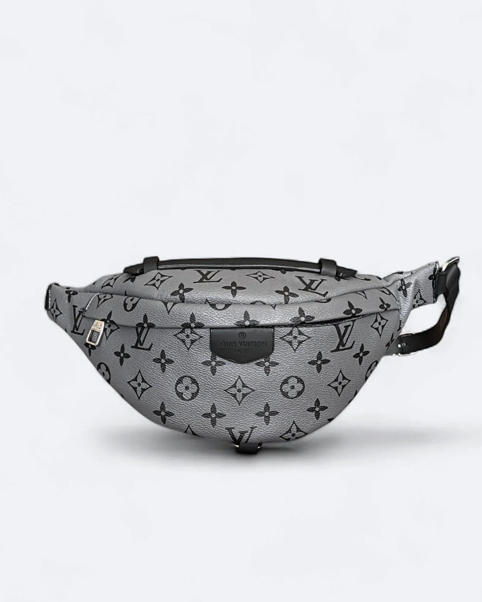Louis Vuitton - Crossbody kabelka se vzorem LV - šedá/černá