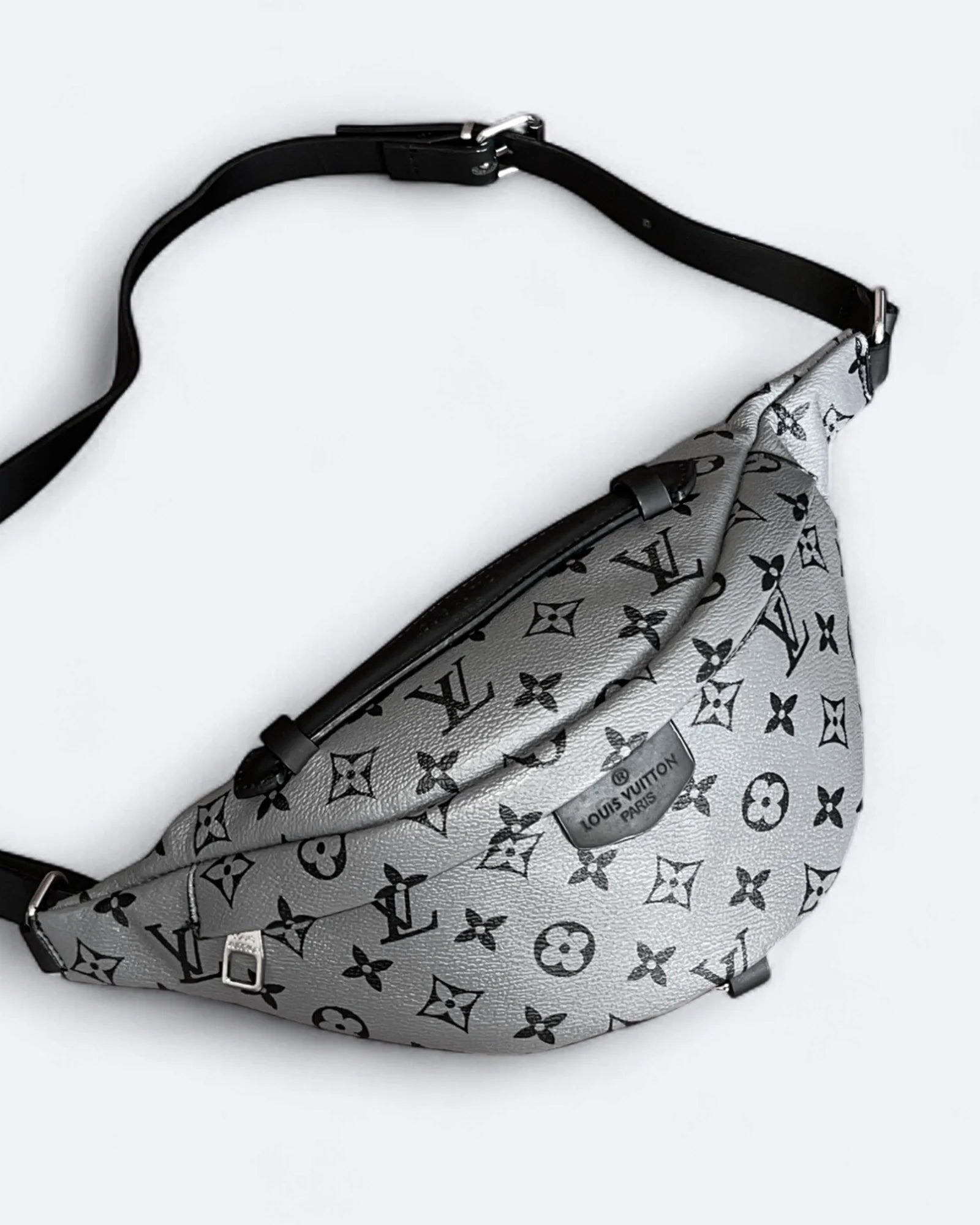 Louis Vuitton - Crossbody kabelka se vzorem LV - šedá/černá