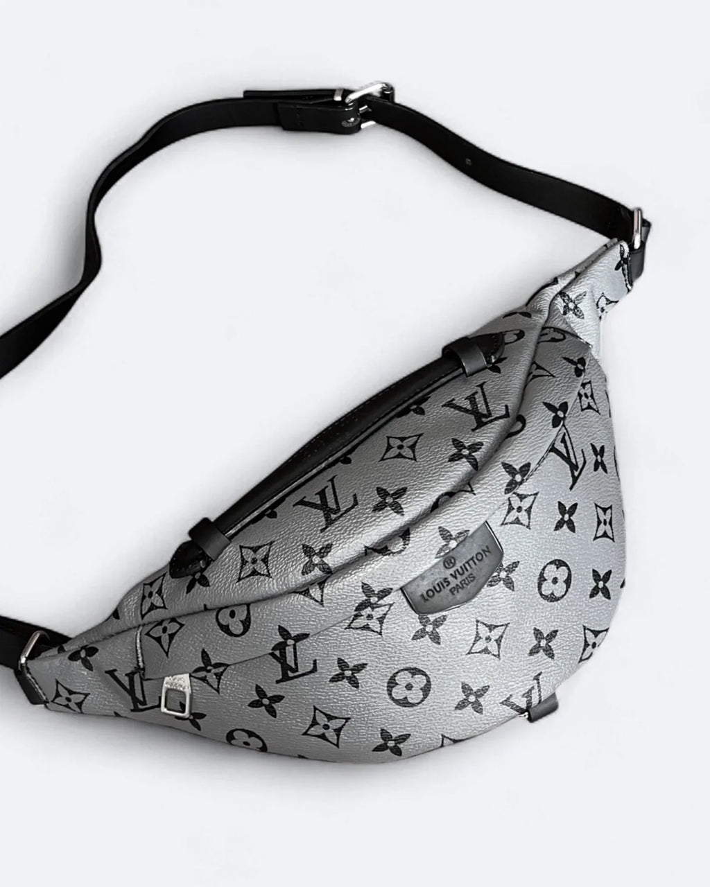 Louis Vuitton - Crossbody kabelka se vzorem LV - šedá/černá
