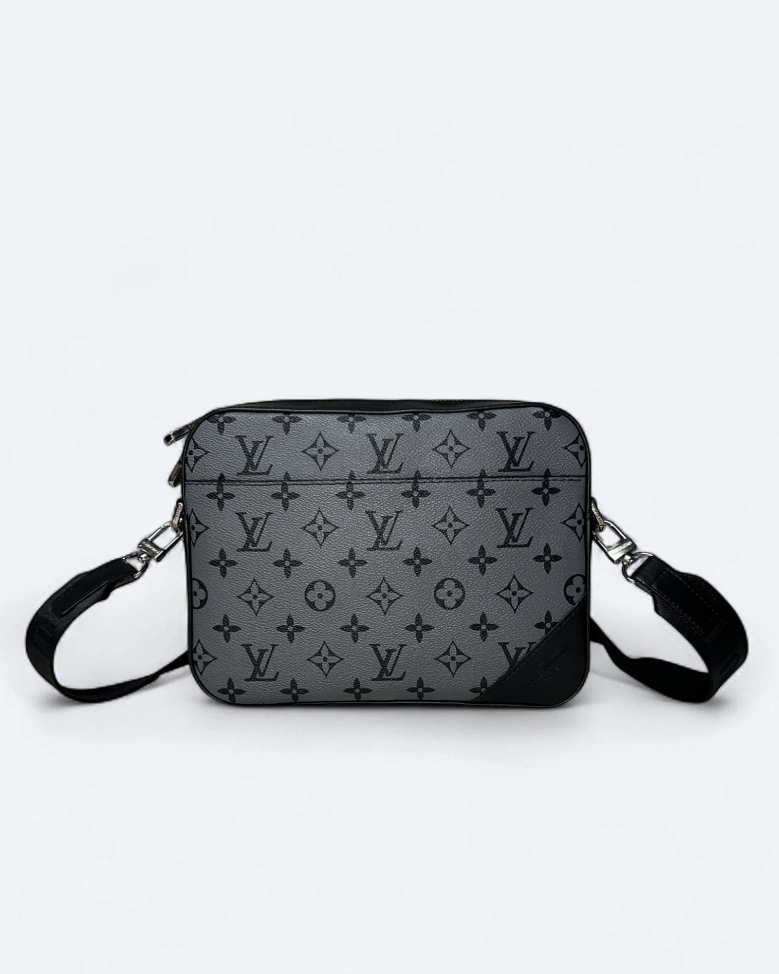 LVTN – Kabelka Pattern Duo Messenger – šedá