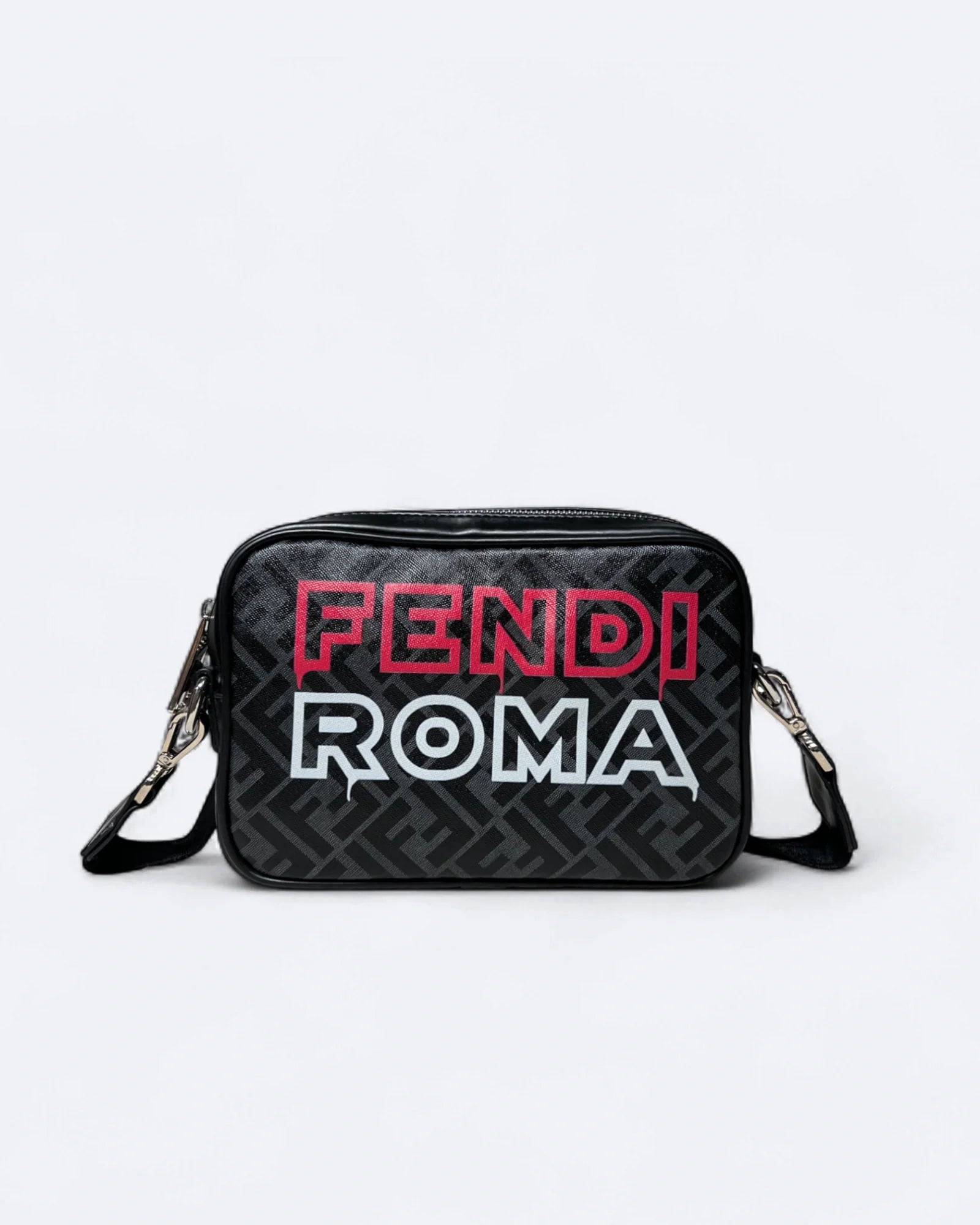Fendi – taška přes rameno Graffiti – černá